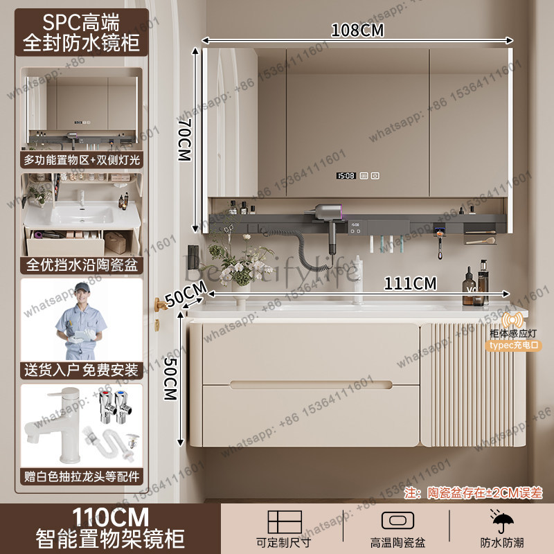 LJYLuxury Modern Bathroom Cabi - огляд і ціна Home Bathroom Vanity Combo