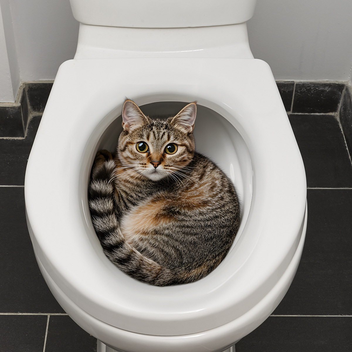 3D Funny Cat Toilet Sticker Ba - огляд і ціна Home Center Bathroom Accessories