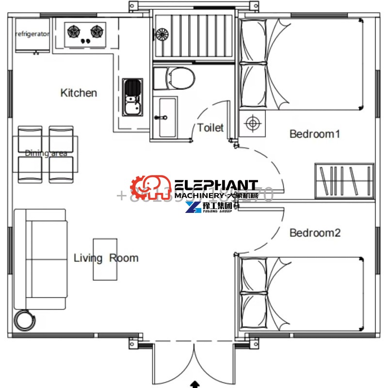 Tiny Home 20ft Villa Container - огляд і ціна Home Bathroom Equipment